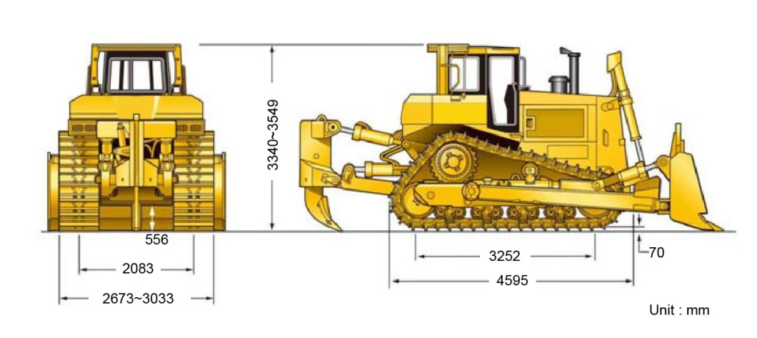 Small Forest Engineering Crawler Track Bucket Bulldozers Construction Wholesale Price Mini Hydrostatic Wheel Bulldozers with Blade and Logging Winch for Sale